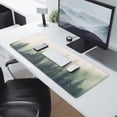 thumbnail image 2 of Forest Pattern Mouse Mat - Ensuring Precision in Every Move with its Extra Large Size, Non-Slip Rubber Base, and Stitched Edges - 31.5 x 11.8 inches, 2 of 7