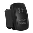 thumbnail image 2 of HAHDAXIA Blue Led Rotary Becon Rocker Switch 5Pin On Off SPST Rotating Emergency Warning Light Toggle Switch for Car Truck Boat SUV Tractor UTV 12V 24V, 2 of 7