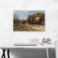 thumbnail image 2 of ARTCANVAS Setting Out Canvas Art Print by Heywood Hardy - Size: 26" x 18" (0.75" Deep), 2 of 9