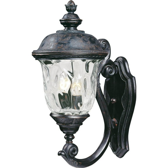 Maxim 40423WGOB Carriage House VX Outdoor Wall Mount - 9W in. Oriental Bronze