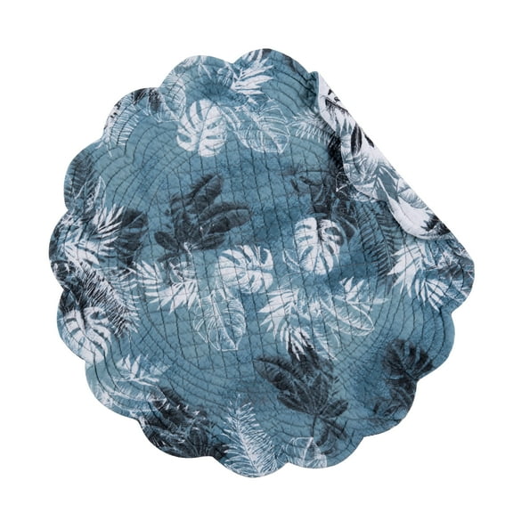 Bruno Palms Round Single Placemat, 17"