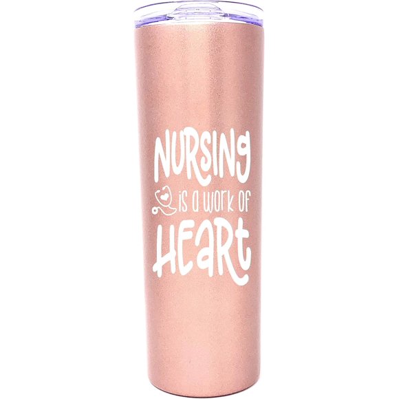 Cadeaux pour Infirmières - Gobelet, Tasses, Tasse, Bouteille d'Eau - Cadeau pour Assistant Médical, LPN, RN, CNA, Diplômé Étudiant en Soins, Collation des Grades École de Soins, Médecins, Infirmières Praticiennes, Infirmières