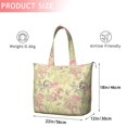 thumbnail image 4 of Pioneer Flower Floral Print Pattern Travel Tote Bags for Women Carry On,Large Weekender Bags for Women Travel,Multi Functional Duffle Bag for Work,Shopping,Sports, 4 of 5