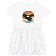thumbnail image 3 of Inktastic Vintage Airplane Retro Sunset Girls Toddler Dress, 3 of 5