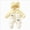 Yellow, variant on 12-18 Months Toddler Baby Boys Girls Snowsuits Hooded Romper Zipper Onsie Jumpsuit Outwear Jackets Little Kids Winter Clothes
