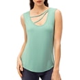 thumbnail image 1 of Mujeres Sport Tank Tops Sin mangas Secado rápido Dos vías sueltas, 1 of 7