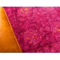 thumbnail image 6 of Rugs.com Fleur Collection Rug – 6' Round Red Medium-Pile Rug Perfect For Kitchens, Dining Rooms, 6 of 9