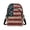 American Flag Vintage, variant on Rainbow Paw Print Fanny Pack with Zipper Closure Compartments Small Crossbody Wallet for Travel, Polyester Crossbody Bag