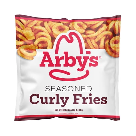 Arby's Seasoned Curly Fries, Frozen 40 oz Bag