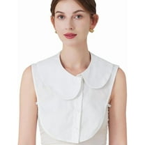 Womens Detachable Dickey Collar Half Shirt Blouse Collar Fake False Collar Dickies
