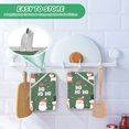 thumbnail image 4 of Yayeee Pot Holders Kitchen Heat Resistant with Pocket 7"x9.8" Cotton Oven Cooking Hot Pads, Christmas Santa, 4 of 7