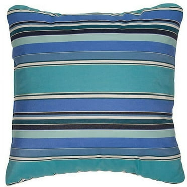 Sorra Home Dolce Oasis 18-inch Knife-edged Outdoor Pillows with Sunbrella Fabric (Set of 2)