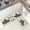 Farmhouse, variant on Marble Texture Kitchen Mat Set of 2, Blue to Grey Light Granite Silver Cracked Abstract Microfiber Kitchen Rug TPR Non-Slip Backing Doormat Runner Rug Set Comfort Floor Mat, (16" x 24"+16" x 48")