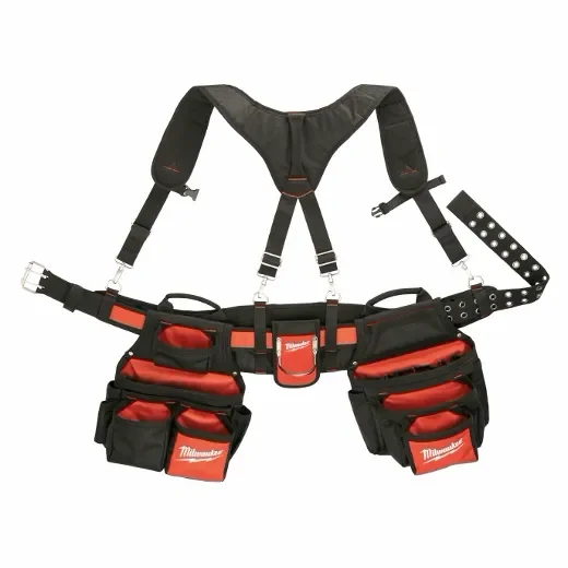 Milwaukee Tool Contractor Work Belt with Suspension Rig