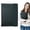 A, variant on A4 Pu Leather Document File Folder, Soft Waterproof Leather Surface, Portable Envelope Style Portfolio for Business Meeting, office Storage, Travel and Study Document Management (Black)
