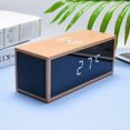 thumbnail image 3 of Réveil Intelligent, Charge Sans Fil, Haut-Parleur Bluetooth, Bois_Perfect Gift, 3 of 4