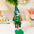 thumbnail image 4 of Brainybites St Patricks Day Decoration Savings Gnome Plush Home Table Ornament Decor Green Irish Faceless St Patricks Day Gnome for St Patricks Day Gifts Faceless Dwarf Swedish Tomte Leprechaun, 4 of 7