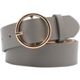 thumbnail image 1 of LinYooLi Ceinture Ronde en Faux Cuir pour Femmes, Robe Chic en Jean, Ceintures pour Dames, 1 of 4
