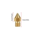 thumbnail image 2 of Impresora 3D MK8 Kit de cabezales de boquilla de latón Cabezales extrusoras Kit de pinzas de aguja de limpieza, 0,5 mm 27 Piezas Eigraketly EL4446-04B, 2 of 2