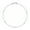 White Gold, variant on Five Stone Station Link Bracelet for Women | 2MM Round Lab Created Moissanite Bezel Set Cable Link Chain Bracelets | 14K White Gold Over Sterling Silver (0.15Ctw)-8.00 Inch