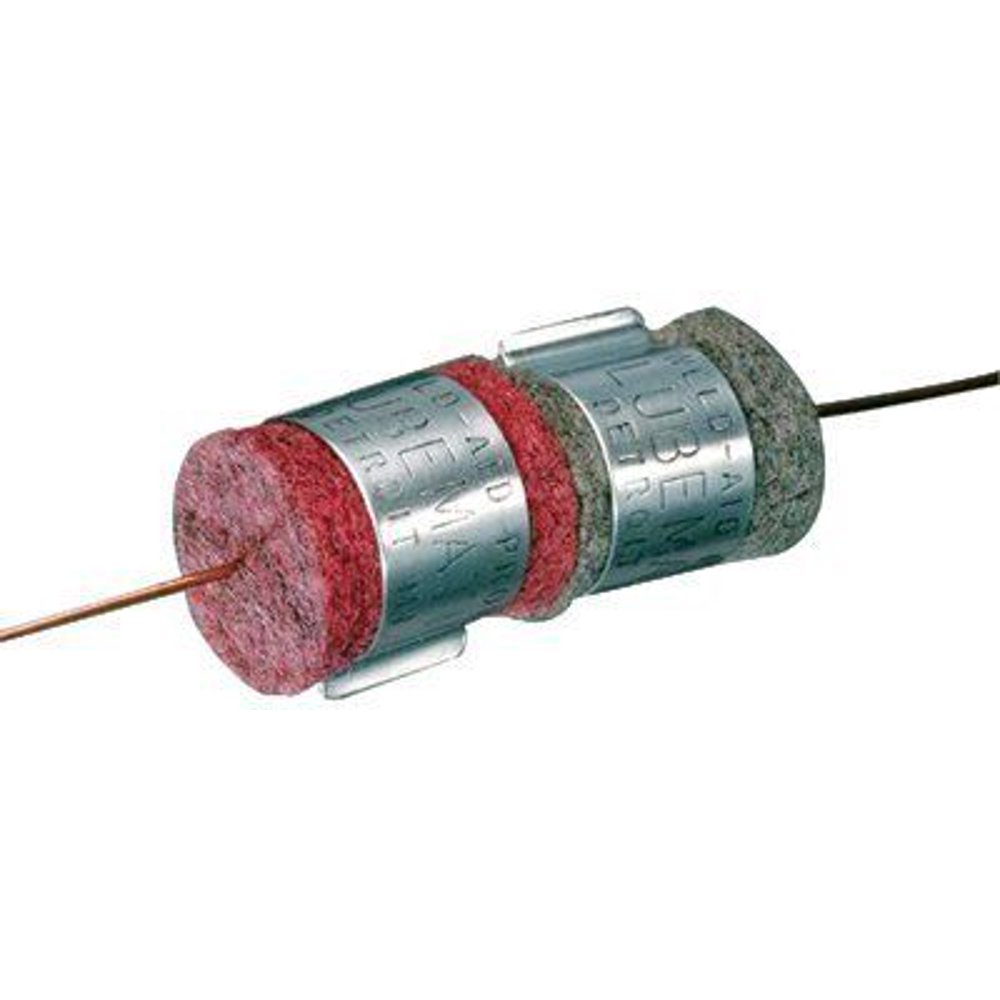 LubeMatic® ComboPak, 1 Red Wire Pad/1 Black Lube Pad