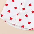 thumbnail image 7 of Bjutir Valentines Day Baby Toddler Outfit Set Boys Short Sleeve Hearts Printed T Shirt Tops Shorts Gentleman Kids Outfits For 4T, 7 of 7