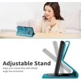 thumbnail image 5 of Compatible with Samsung Galaxy S10e Wallet Case Women Leather Flip with Wrist Strap Kickstand Magnetic Shockproof with Card Holder Protective Case for Samsung Galaxy S10e Life Tree Blue, 5 of 14