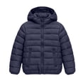 thumbnail image 4 of FAIWAD Kids Winter Coat Puffer Hooded Jacket with Pockets Boys Girls Lightweight Warm Quilted Outerwear, 4 of 7