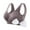Gray, variant on Yoga Womens Sports Bras Wirefree Plus Size Gym with Removable Pads Bras for Women