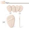 thumbnail image 2 of Almohadillas para metatarso DR JK, 2 pares, beige, 2 of 5