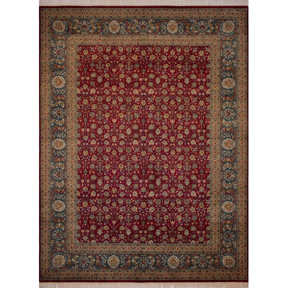 Wali Carmen Red/Blue Rug, 9'1" x 12'5"