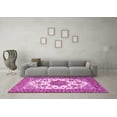 thumbnail image 3 of Ahgly Company Indoor Rectangle Medallion Pink Traditional Area Rugs, 7' x 10', 3 of 4