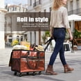 thumbnail image 6 of Reusable Grocery Bag on 6 Wheels,with Removable Baseboard,Foldable Rolling Tote,Heavy Duty Shopping Cart for Groceries,Laundry & Travel (Black, Medium-70L), 6 of 7