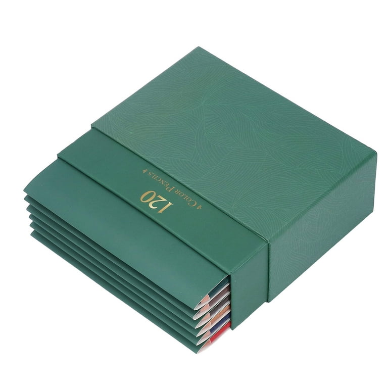 Tgoon Polychromos Colored Pencils, Delicate Wood Professional Oil Based  Fade Resistant 120 Colored Pencils with Green Box for Artists for Drawing