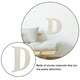thumbnail image 3 of Letras grandes de madera para decoración de pared, letreros de madera en blanco, manualidades para proyectos de arte DIY, decoración de bodas, diseños creativos de pared para el hogar, 3 of 7