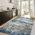 thumbnail image 2 of Hasoo Washable 5' x 7' Abstract Area Rug for Living Room Soft Indoor Modern Carpet, Navy, 2 of 5