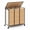 Natural, variant on Vebreda Laundry Hamper with Lid, 21.4-Gallon 3-Section Laundry Sorter with 3 Removable Bags and 4 Wheels, Rolling Clothes Hamper, Natural