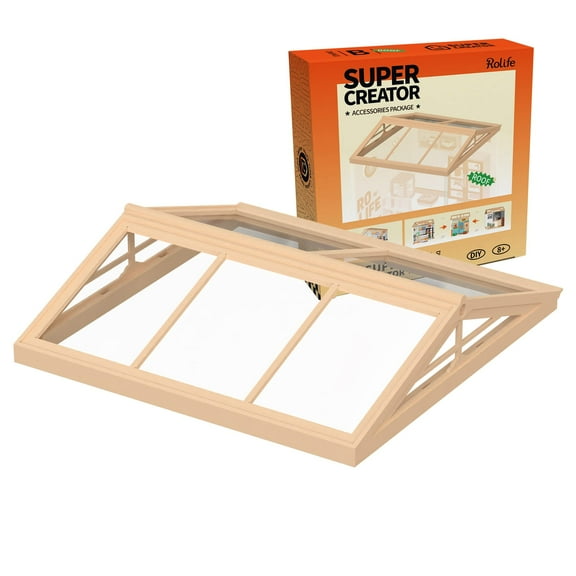 Rolife Dust Proof Roof for Super Store DIY Miniature House Kit Series, Super Creator Accessories