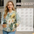 thumbnail image 7 of DISNIMO Daisy Printed Women's Zip Up Sweatshirt V Neck Jackets Zip Up Outwear Long Sleeve Sweatshirts with Pockets, S, 7 of 7