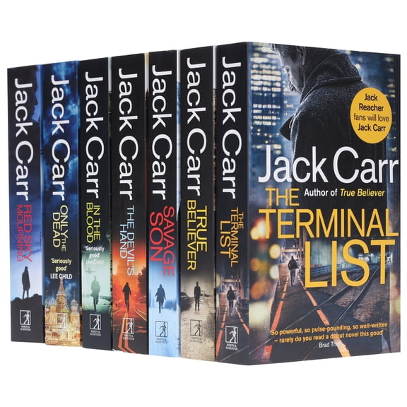 James Reece Series 7 Books Collection Set By Jack Carr - Fiction - Paperback