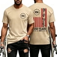thumbnail image 2 of 4th of July Shirts for Men 2026 Independence Day Short Sleeve Crewneck America Flag Graphic Tees Patriotic Shirt, 2 of 5