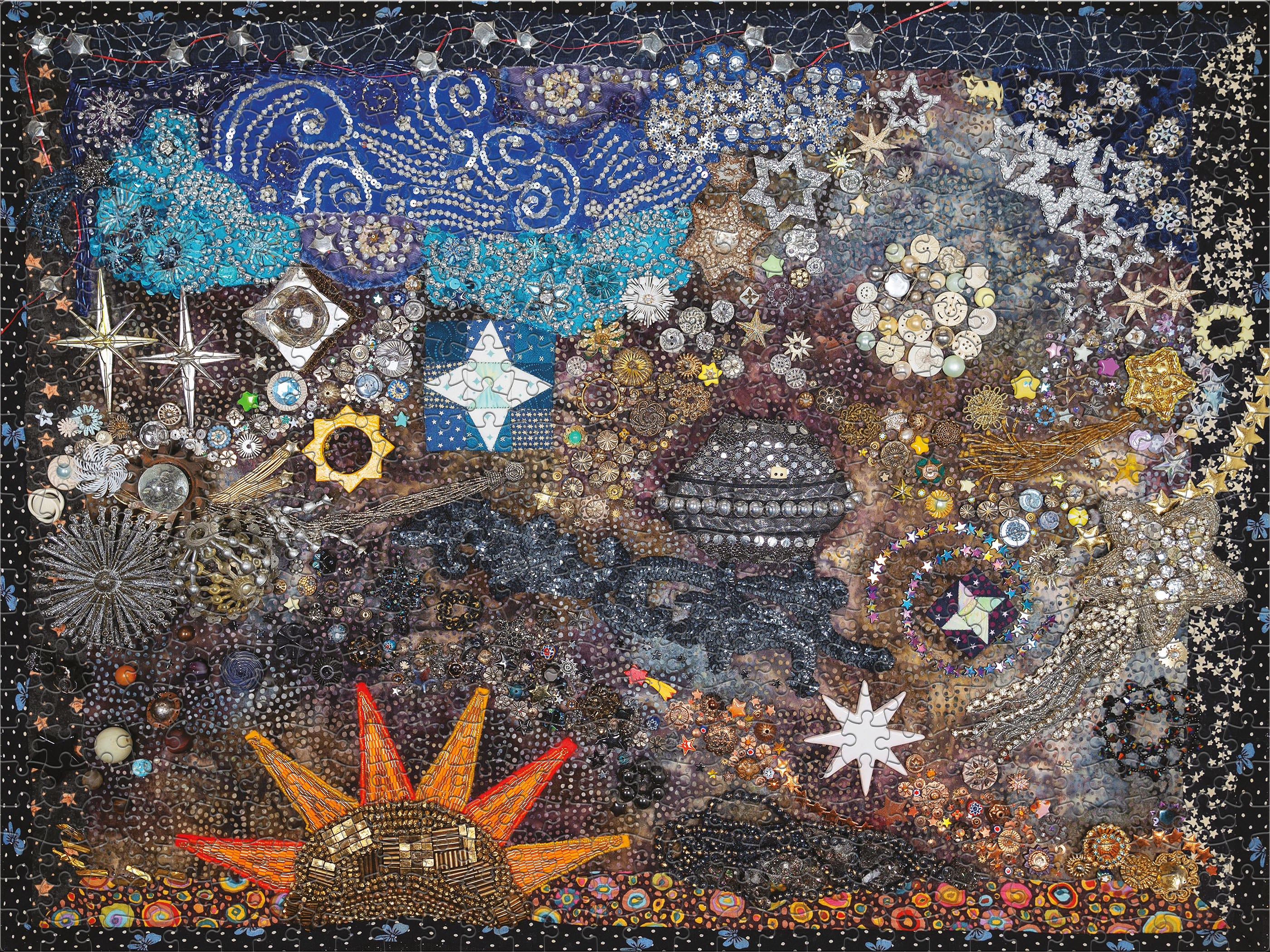 Ceaco 750 Piece Plenty of Stars Sensory (Clarissa Cassidy) Interlocking Jigsaw Puzzle