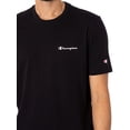 thumbnail image 4 of Champion Comfort Chest Logo T-Shirt, Black, 4 of 5
