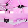 thumbnail image 4 of Ainfox 10 x 10 ft Pop-Up Canopy Tent Gazebo Party,Gazebo,Beach,Camping,Sun Shelter,Market,Tailgate Party,Backyard（Pink）, 4 of 7