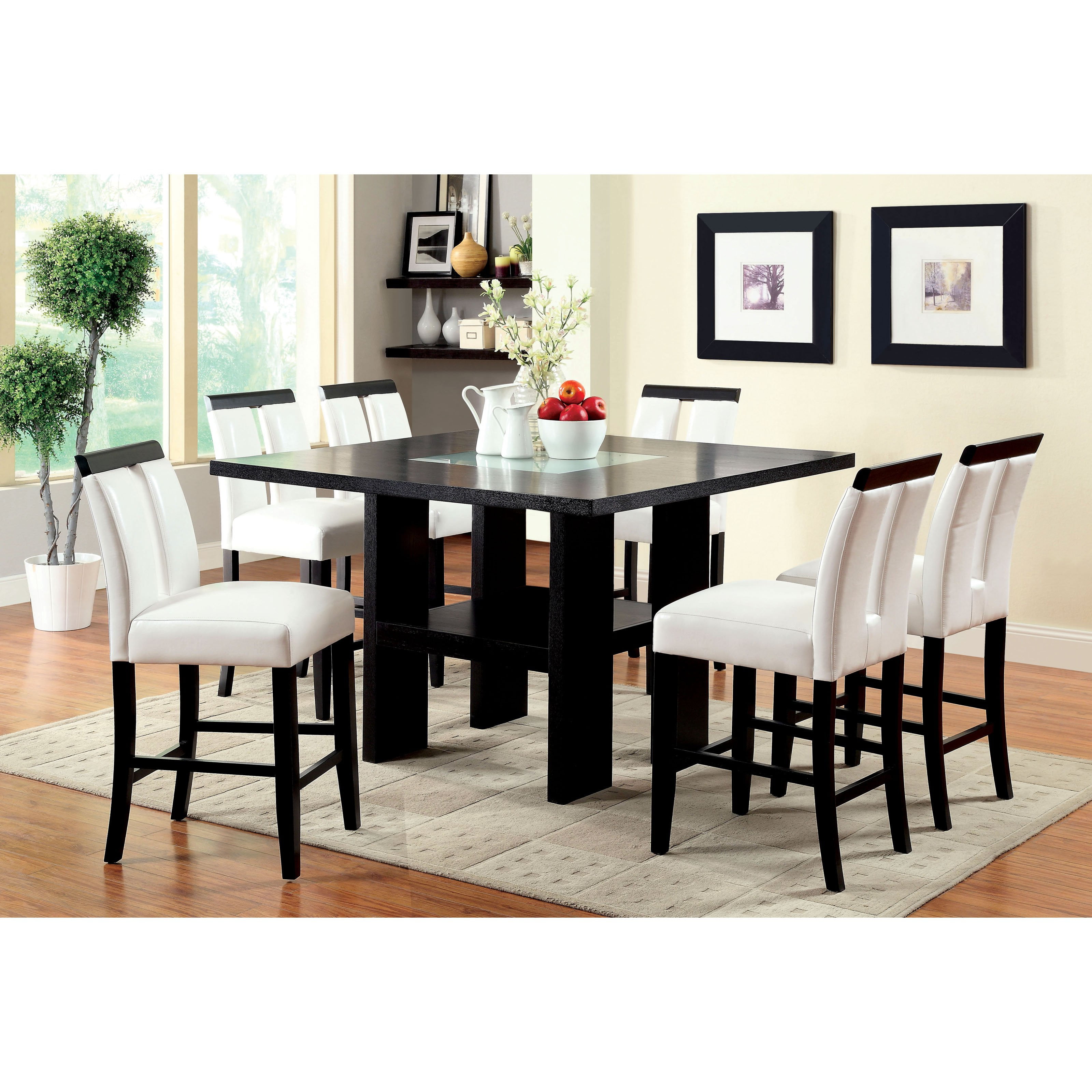 Furniture Of America Luminate Contemporary Illuminating Counter Furniture Of America Luminate Contemporary Illuminating Counter Height Dining Table