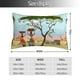 thumbnail image 2 of Fotbe African Women Funda de Almohada Decorativa Estilo Occidental, Lujo en Algodón, Fundas para Almohadas King, Cojín Estampado para Decoración del Hogar-14"x20", 2 of 6
