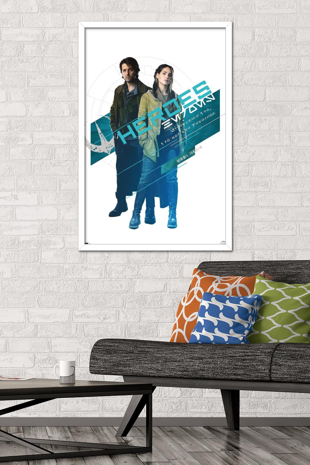 Star Wars: Andor - Heroes Wall Poster, 22.375" x 34" Framed