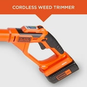 BLACK+DECKER Battery Powered 40V MAX* Electric Cordless String Trimmer (Tool Only), LST136B