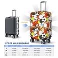 thumbnail image 6 of Daiia Colorful Balls Luggage Cover, Thickened Washable Travel Luggage Covers, Elastic Unique Baggage Covers for 18-20 inch Luggage-Small, 6 of 9