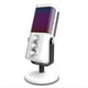thumbnail image 1 of Micrófono USB para Juegos, Micrófono de Condensador RGB con Cancelación de Ruido para Streaming, Grabación, ASMR y Video, Color ., 1 of 5